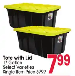 Jewel-Osco Tote with Lid offer