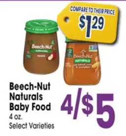 Jewel-Osco Beech-Nut Naturals Baby Food offer