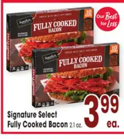 Jewel-Osco Signature Select Fully Cooked Bacon offer