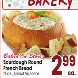 Jewel-Osco Sourdough Round French Bread offer