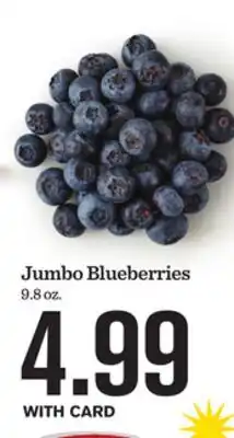 Mariano's Jumbo Blueberries offer