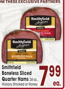 Jewel-Osco Smithfield Boneless Sliced Boneless Sliced Quarter Hams offer