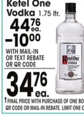 Jewel-Osco Ketel One Vodka offer