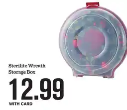 Mariano's Sterilite Wreath Storage Box offer