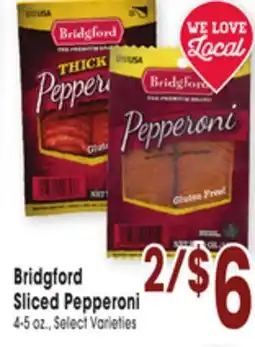 Jewel-Osco Bridgford Sliced Pepperoni offer
