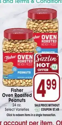 Jewel-Osco Fisher Oven Roasted Peanuts offer