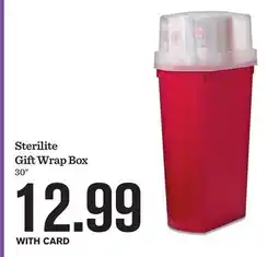 Mariano's Sterilite Gift Wrap Box offer