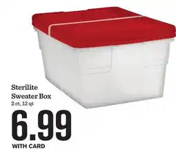 Mariano's Sterilite Sweater Box offer