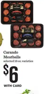 Mariano's Carando Meatballs offer
