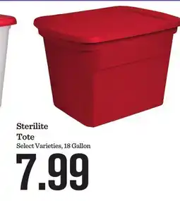 Mariano's Sterilite Tote offer