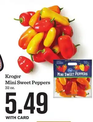 Mariano's Kroger Mini Sweet Peppers offer
