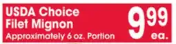 Jewel-Osco USDA Choice Filet Mignon offer