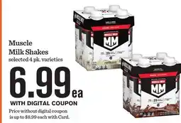 Mariano's Muscle Milk Shakes offer