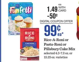 Mariano's Rice-A-Roni or Pasta-Roni or Pillsbury Cake Mix offer