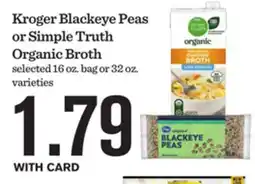 Mariano's Kroger Blackeye Peas or Simple Truth Organic Broth offer