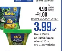 Mariano's Rana Pasta or Pasta Sauce offer