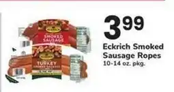Safeway Eckrich Smoked Sausage Ropes offer