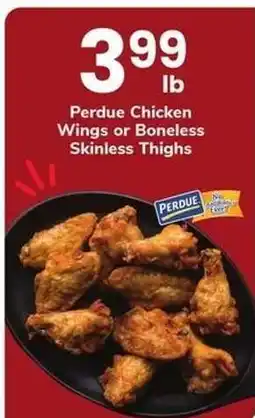 Safeway Perdue Chicken Wings or Boneless Skinless Thighs offer
