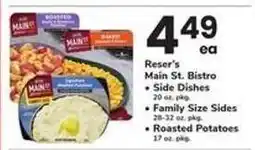 Safeway Reser's Main St Bistro offer