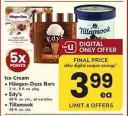 Safeway Ice Cream offer