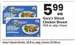 Safeway Gary’s Sliced Chicken Breast offer