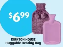 Aldi Kirkton house huggable heating bag offer