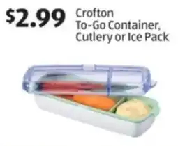 Aldi Crofton To-Go Container, Cutlery or Ice Pack offer