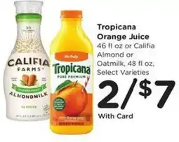 Kroger Tropicana Orange Juice offer