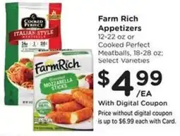 Kroger Farm Rich Appetizers offer