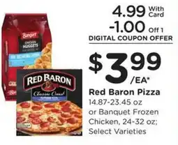 Kroger Red Baron Pizza offer