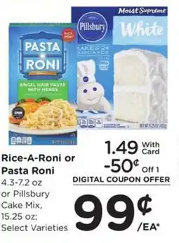 Kroger Rice-A-Roni or Pasta Roni offer
