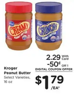 Kroger Kroger Peanut Butter offer