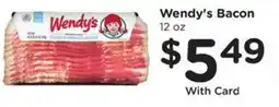 Kroger Wendy's Bacon offer