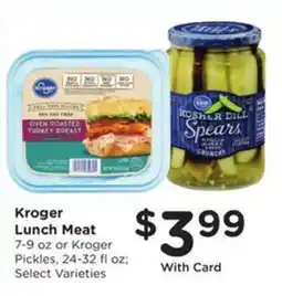 Kroger Kroger Lunch Meat offer