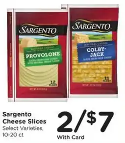 Kroger Sargento Cheese Slices offer