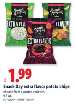 Lidl Snack Day extra flavor potato chips offer