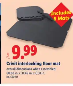 Lidl Crivit interlocking floor mat offer