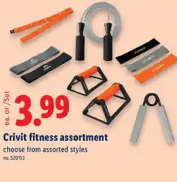 Lidl Crivit fitness assortment offer