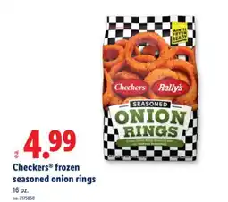 Lidl Checkers frozen seasoned onion rings offer