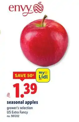 Lidl seasonal apples offer