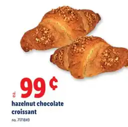 Lidl hazelnut chocolate croissant offer