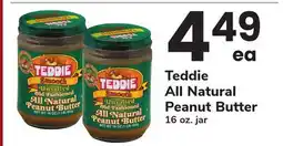 ACME Teddie All Natural Peanut Butter offer