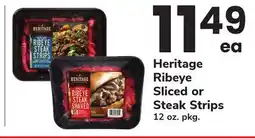 ACME Heritage Ribeye Sliced or Steak Strips offer