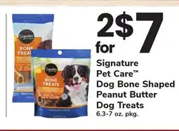 ACME Signature Pet Care Dog Bone Shaped Peanut Butter Dog Treats offer