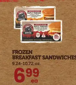 ACME KODIAK FROZEN BREAKFAST SANDWICHES offer