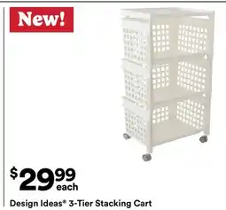 Michaels Design Ideas 3-Tier Stacking cart offer