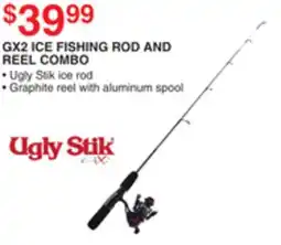 Dunham's Sports GX2 ICE FISHING ROD AND REEL COMBO offer