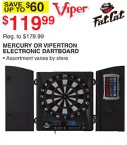 Dunham's Sports MERCURY OR VIPERTRON ELECTRONIC DARTBOARD offer