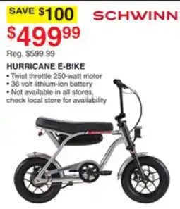 Dunham's Sports HURRICANE E-BIKE offer