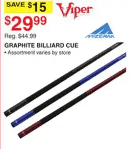 Dunham's Sports GRAPHITE BILLIARD CUE offer